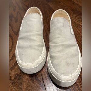 The Row off white slip on sneakers - size 35.5